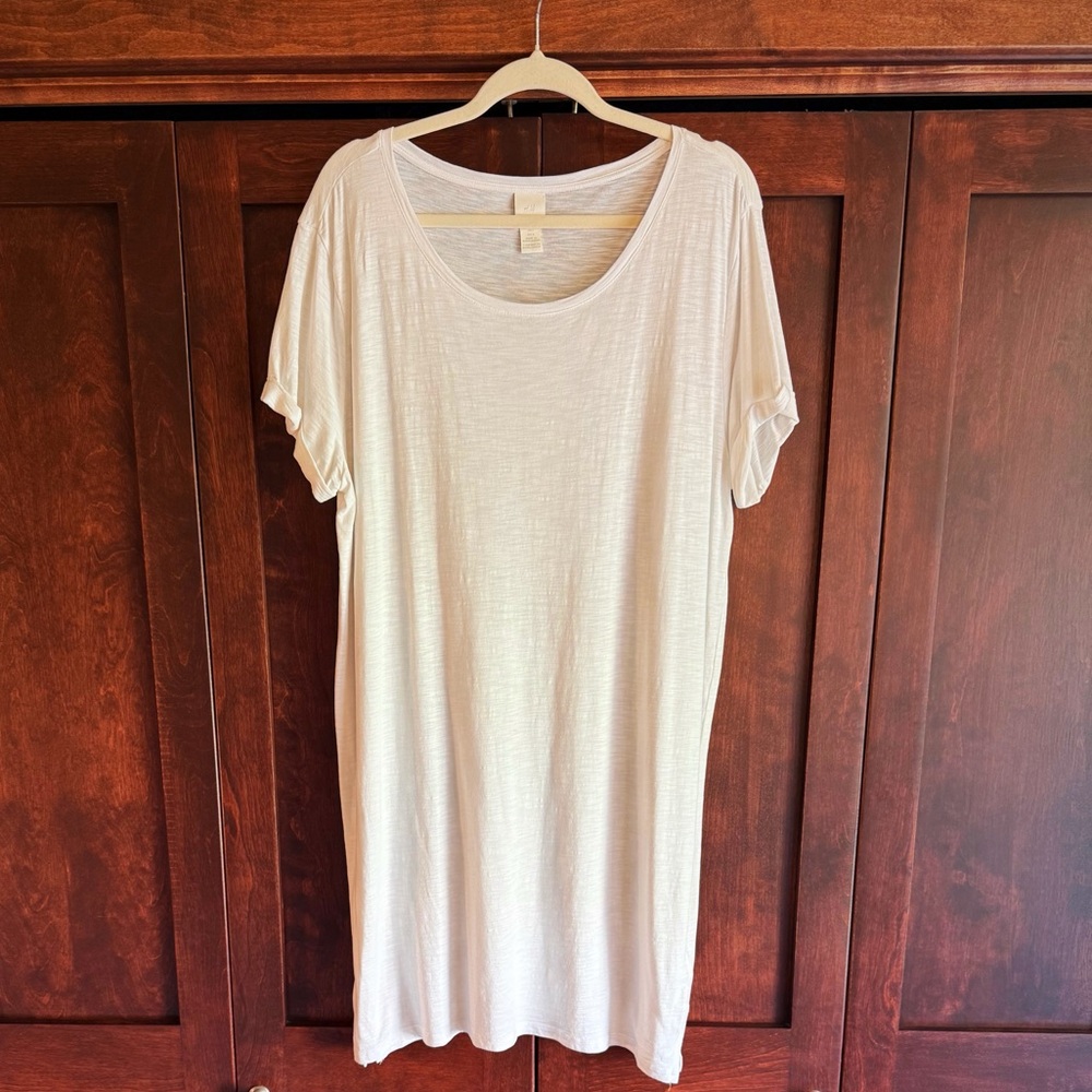 H&M White Mini Dress